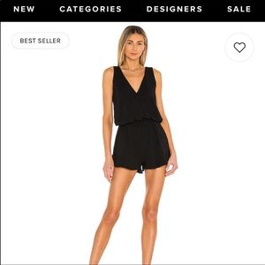 Bobi Black Romper from Revolve